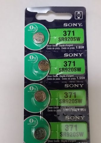 Pin đồng hồ SR920W (371) Sony vỉ 5 viên (084 6667333)
