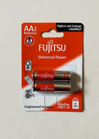 Pin AA, pin tiểu Fujitsu Alkaline vỉ 2 viên