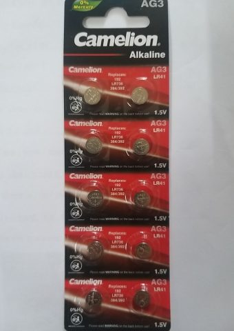 Pin Alkaline AG3 Camelion vỉ 10 viên