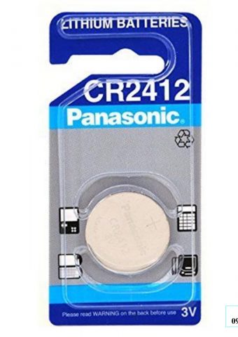Pin Lithium 3V CR2412 Panasonic vỉ 1 viên