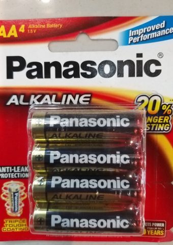 Pin Alkaline AA Panasonic vỉ 4 viên