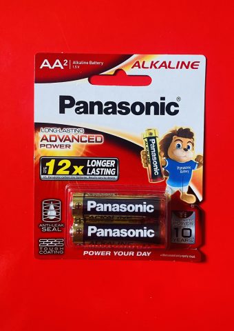 Pin tiểu AA Alkaline Panasonic vỉ 2 viên