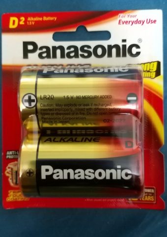 Pin đại Alkaline Panasonic vỉ 2 viên Made in Japan