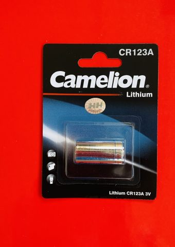 Pin 3V Lithium CR123 Camelion vỉ 1 viên