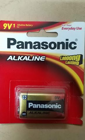 Pin 9v Alkaline Panasonic vỉ 1 viên (0911268568)