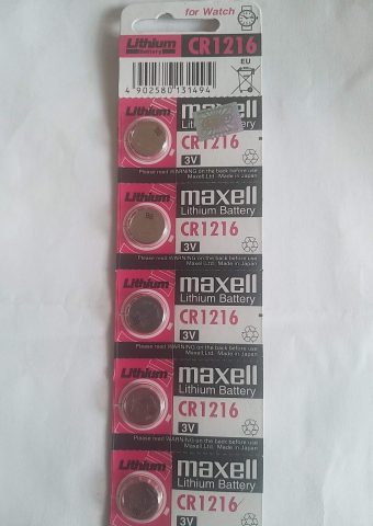 Pin 3v Lithium CR1216 Maxell vỉ 5 viên (Liên hệ: 0911268568)