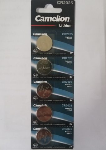 Pin  Lithium 3V CR2025 Camelion vỉ 5 viên
