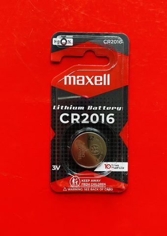 Pin CR2016 Maxell 3V Lithium cao cấp vỉ 1 viên dùng chìa khoá Ô tô